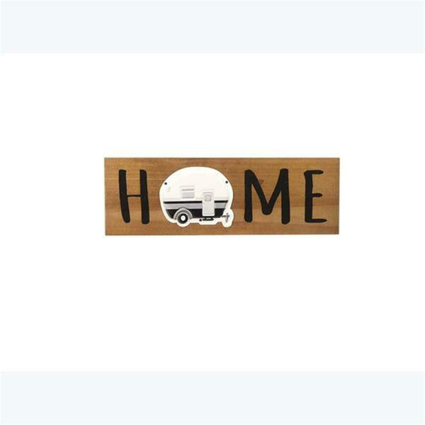 Youngs Wood & Metal Camper Home Wall Sign 20980